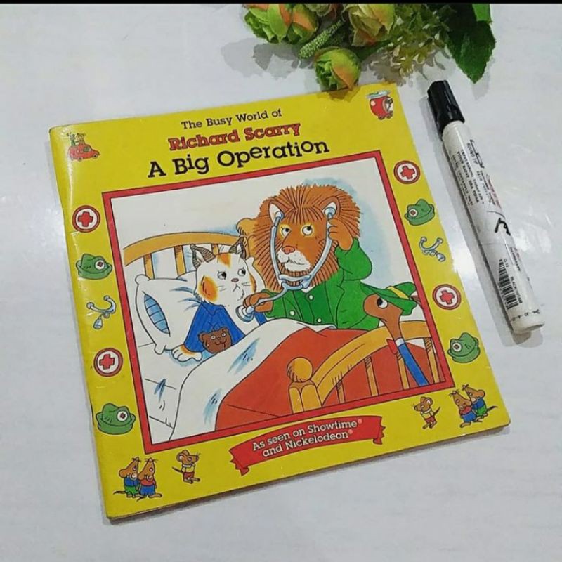 buku richard scarry preloved big operation