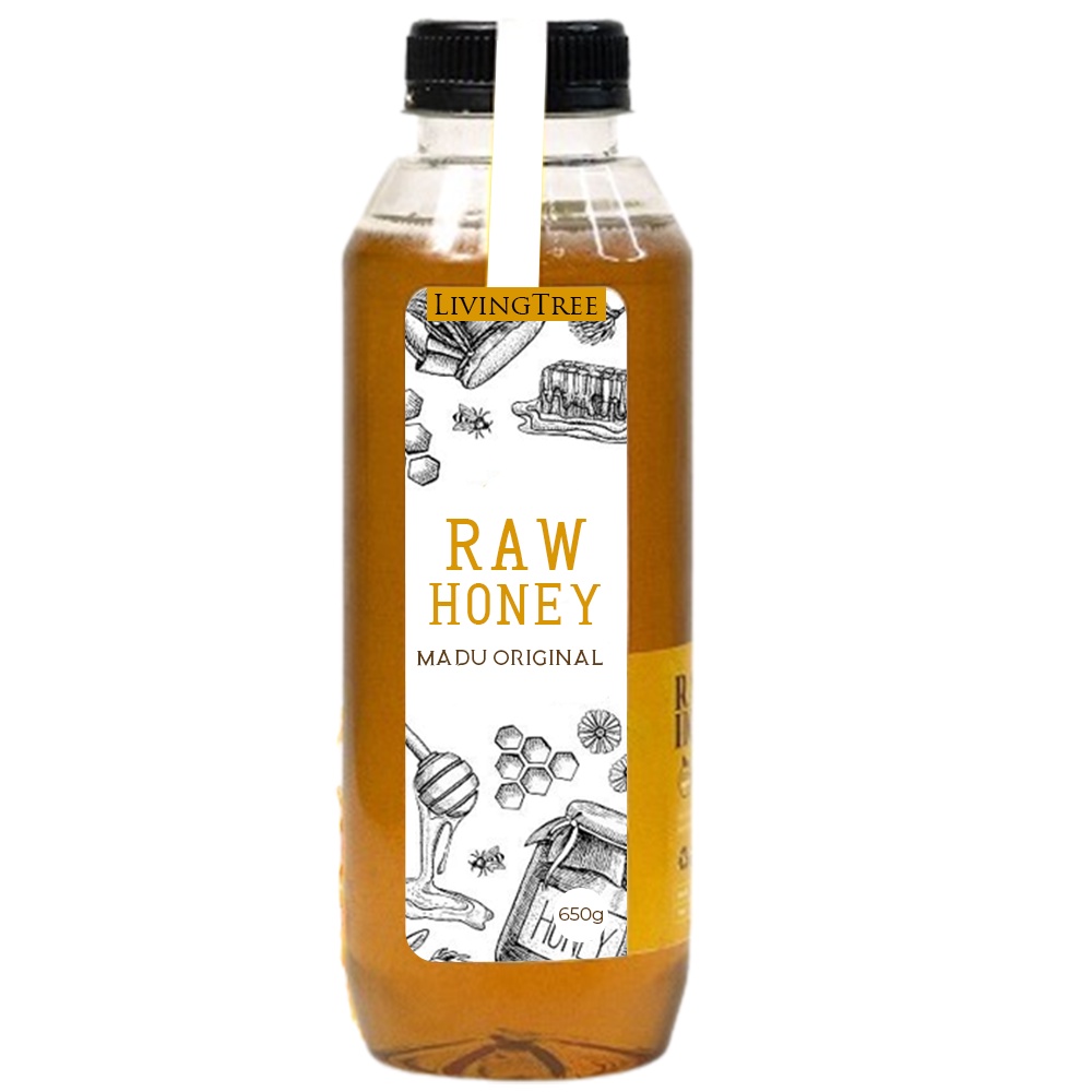Madu Murni | Madu Asli   650 gr LivingTree Herbal Premium Original