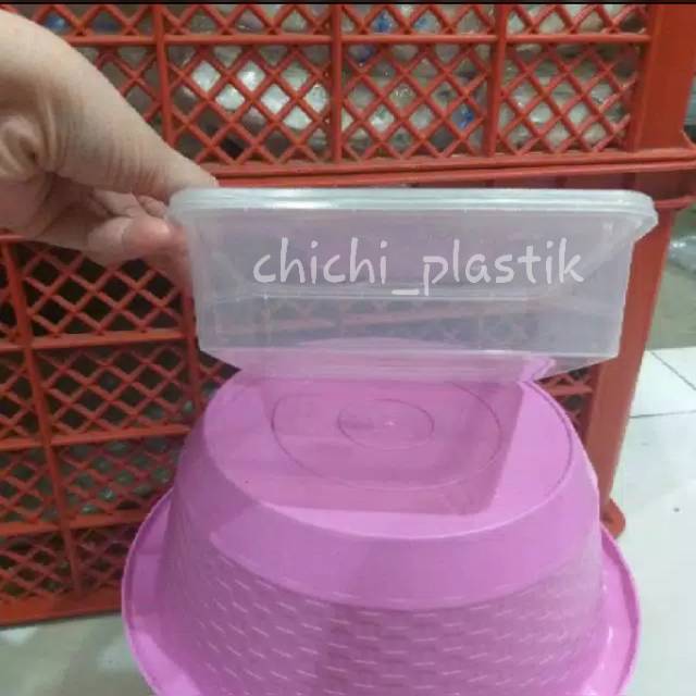 Thinwall food container 1000ml / Kotak Makan Bening / Mangkok plastik / Mangkok Bening