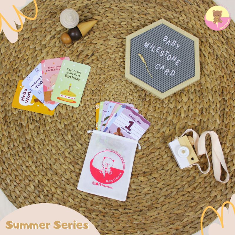 [EXCLUSIVE CARD] Baby Milestone Card Series | Kartu Foto Tumbuh Kembang Bayi - Exclusive Design-3