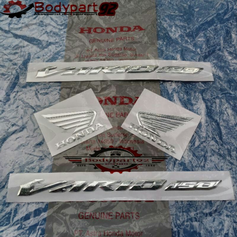 Logo Timbul Embelm vario 150