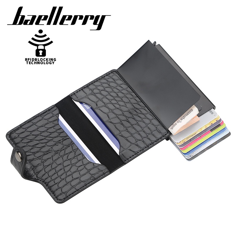BAELLERRY K9132 Dompet Kartu Pria Bahan Kulit PU Leather Premium WATCHKITE WKOS