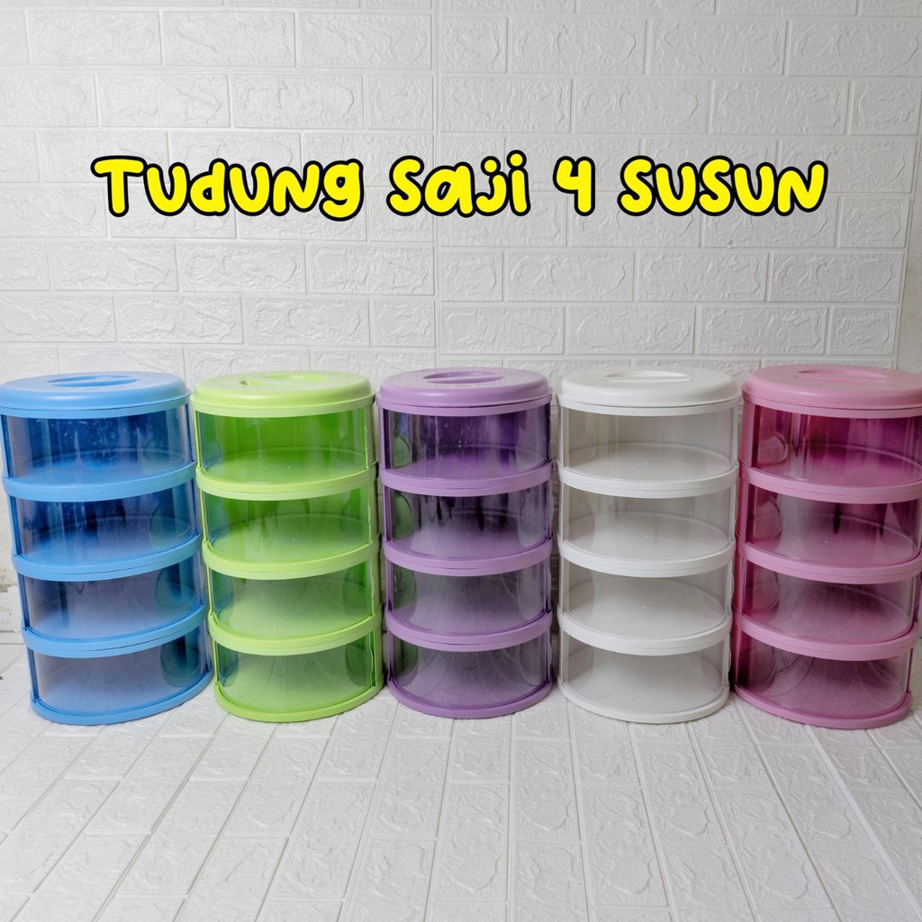 Tudung Saji Susun 4 Tingkat Tri J Japan Series