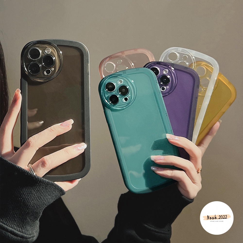 Soft Case Pelindung Lensa Bahan TPU Transparan Anti Jatuh Tahan Banting Untuk IPhone 13 12 11 PRO MAX XR XS MAX