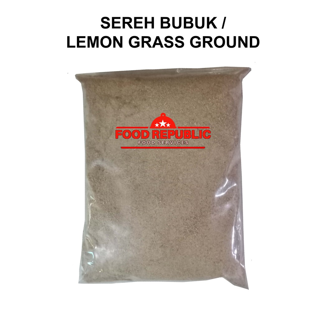 SEREH BUBUK MURNI 1 KG - LEMONGRASS GROUND - CITRONELLA POWDER - SERAI