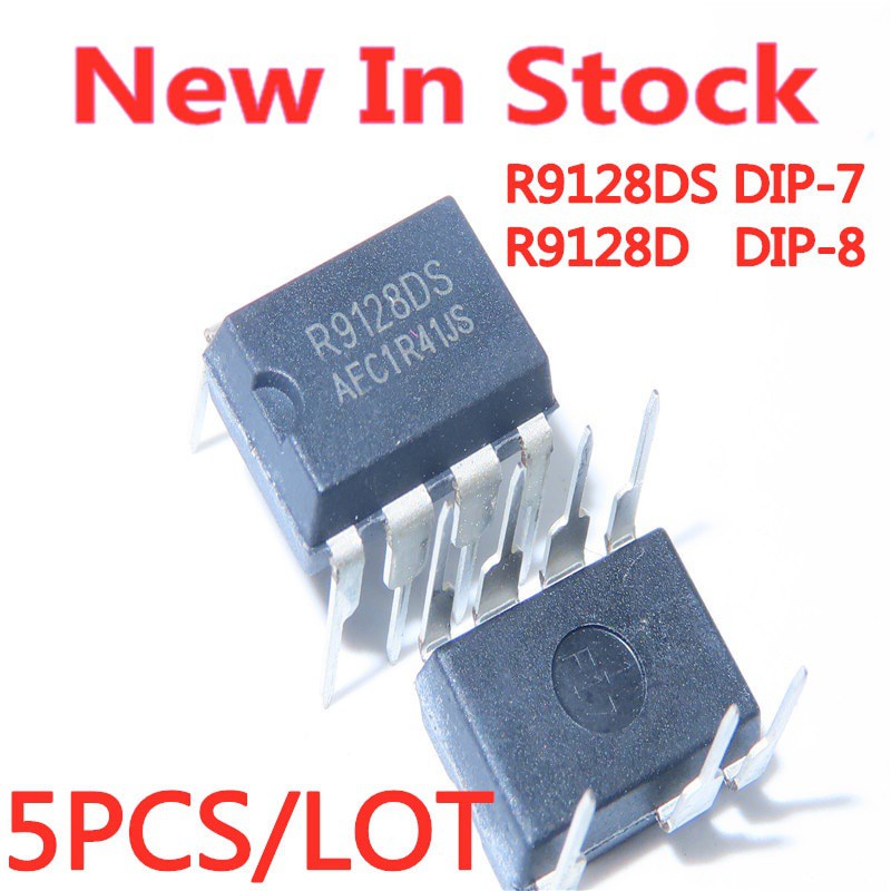 5pcs/lot100% Kualitas R9128DS DIP-7 R9128D DIP-8 chip driver Daya LED Dalam Stok Baru Original