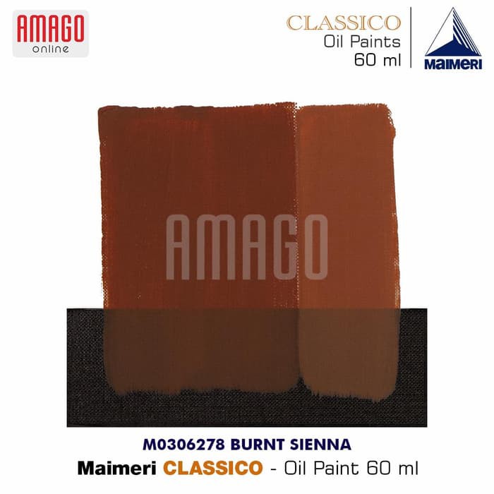 MAIMERI Classico - Oil Paint - Burnt Sienna - 60ml - M0306278