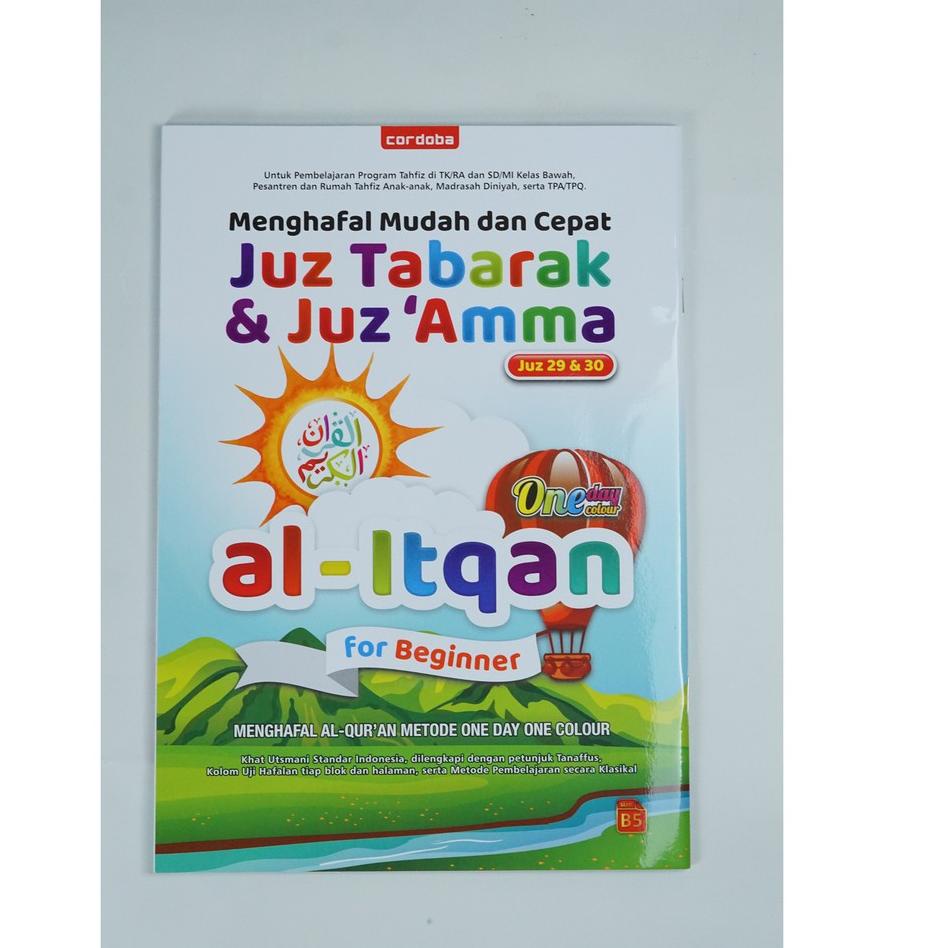 Juz Amma dan Tabarak Al Itqan junior Hafalan Tahfidz Juz 29 30 B5 Cordoba Al Quran - SGT.02Jl22q