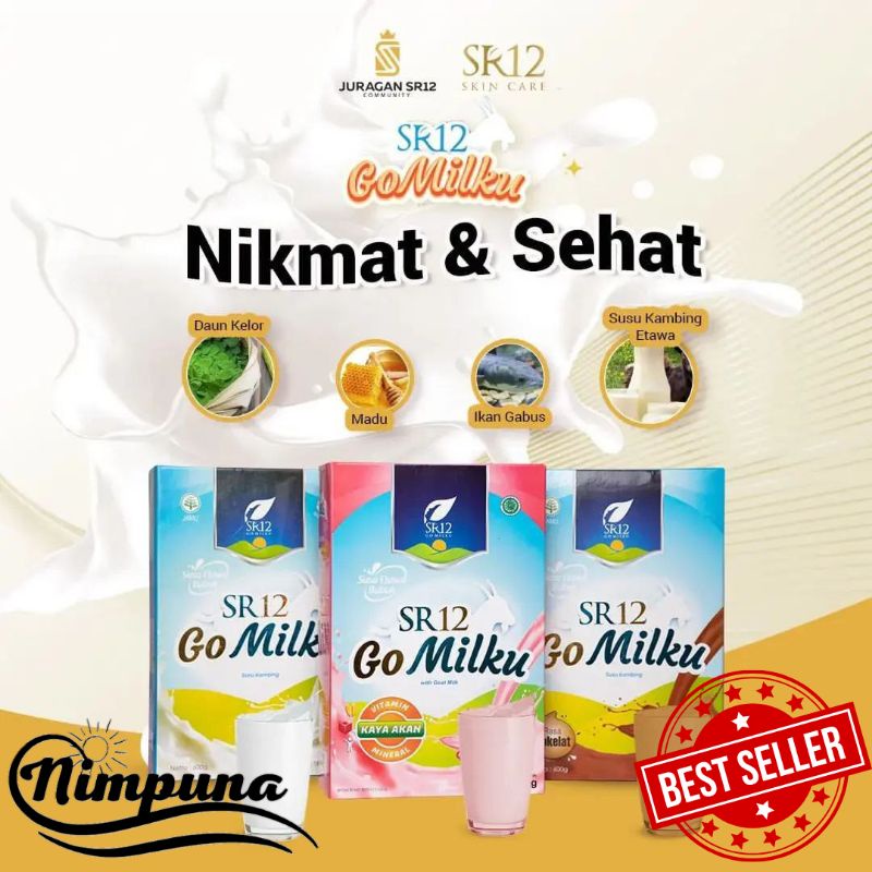 

SUSU KAMBING ETAWA / SUSU / GOMILKU SR12 / SUSU KAMBING TIDAK BAU / SUSU BEBAS ALERGI / SUSU ANAK