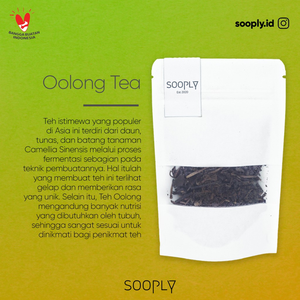 

Oolong Tea 30gr | Teh Oolong Asli By Sooply.id