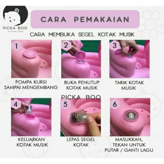 Stok Baru 963MO Kursi  Sofa Tiup Tempat Duduk Bayi  Balon  