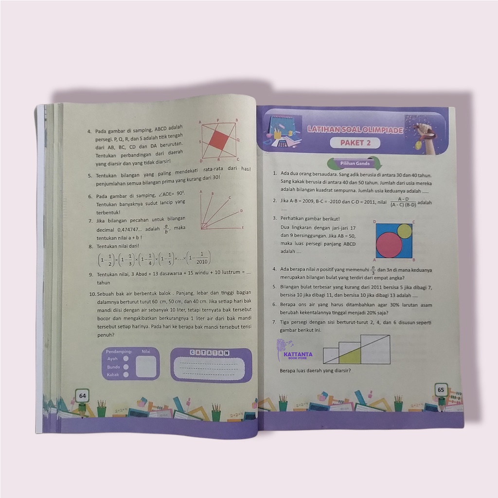 Buku Anak – Buku SD - Buku Juara Olimpiade Sains Nasional Matematika-4
