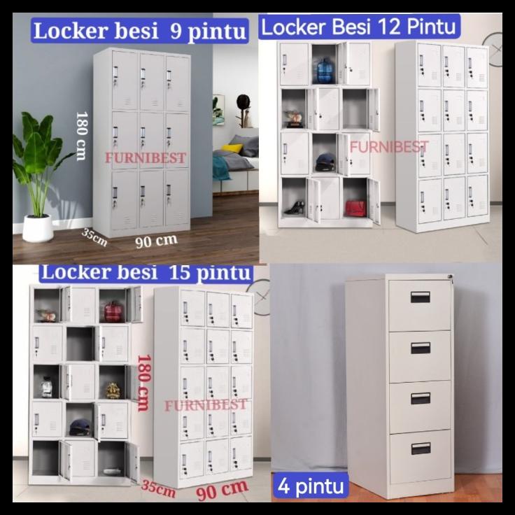 

BEST SELLER !!! LOCKER BESI / LOKER BESI FURNIBEST TERLARIS