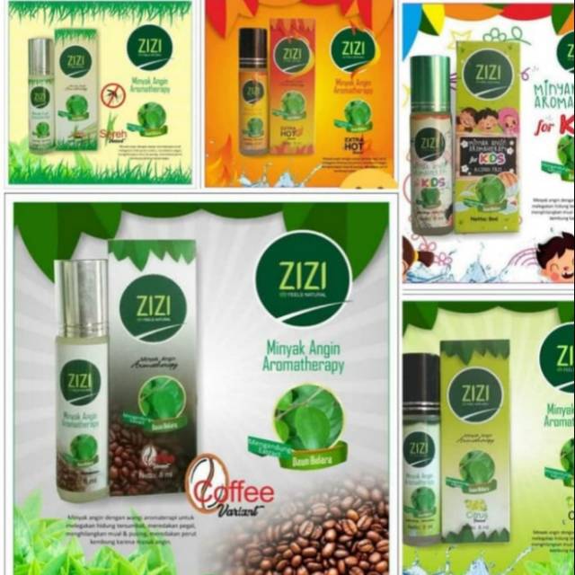 MINYAK ANGIN ZIZI BIDARA AROMATERAPI 8 ml Fres