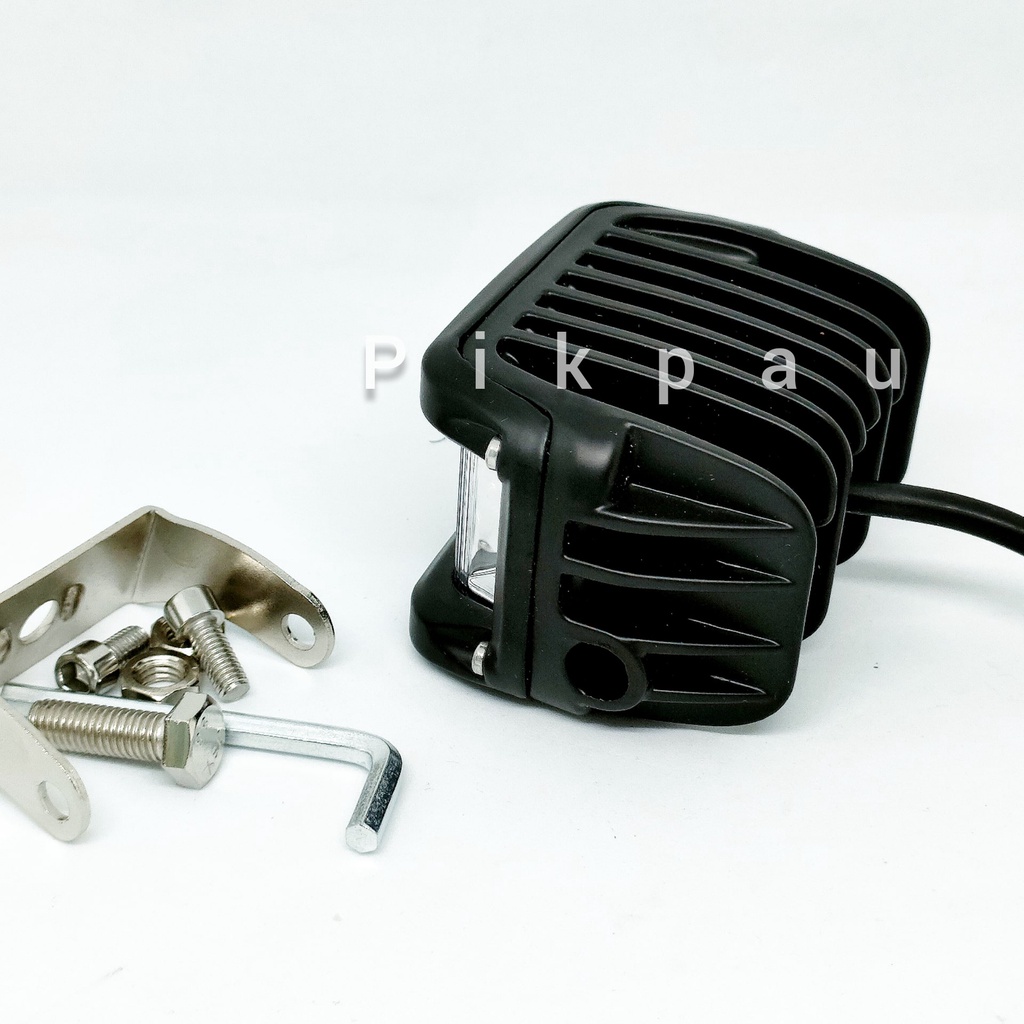 Lampu Tembak Motor sorot Original CR7 2 mata LED Full Alumunium