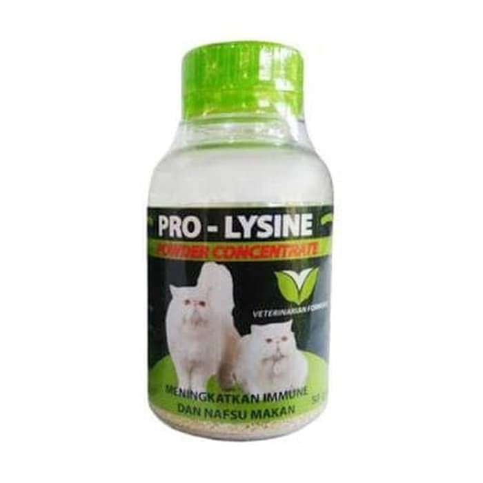 PROLYSINE 50Gram Meningkatkan Immune dan Nafsu Makan Kucing Cat Kitten/ PRO-LYSINE