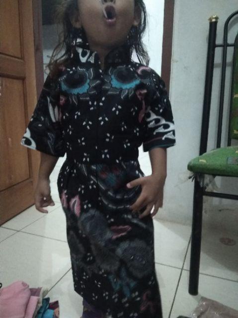 Gamis Batik Jawi Modern Rit Resleting Depan Bahan Katun Primisima Adem Dan Tebal 0115/1622