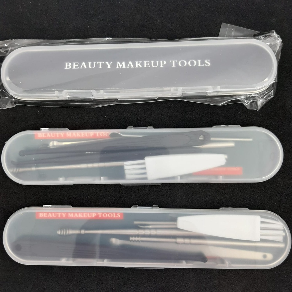 KOREK KUPING 8 IN 1 STAINLESS STEEL / PEMBERSIH TELINGA 8 IN 1 STAINLESS STEEL