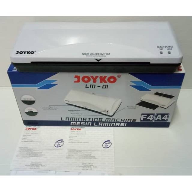 JOYKO LM-01 SIZE A4 &amp; F4 - MESIN LAMINATING - LAMINATOR LOW WATT LM01