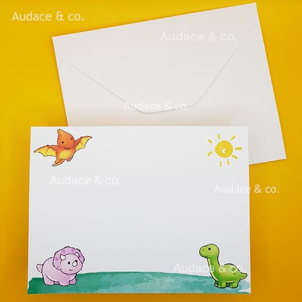 

9 Pcs/Set Kartu "Dino" & Amplop Ucapan Ulang Tahun Anak Kartu Kosong Promo!!! R33B