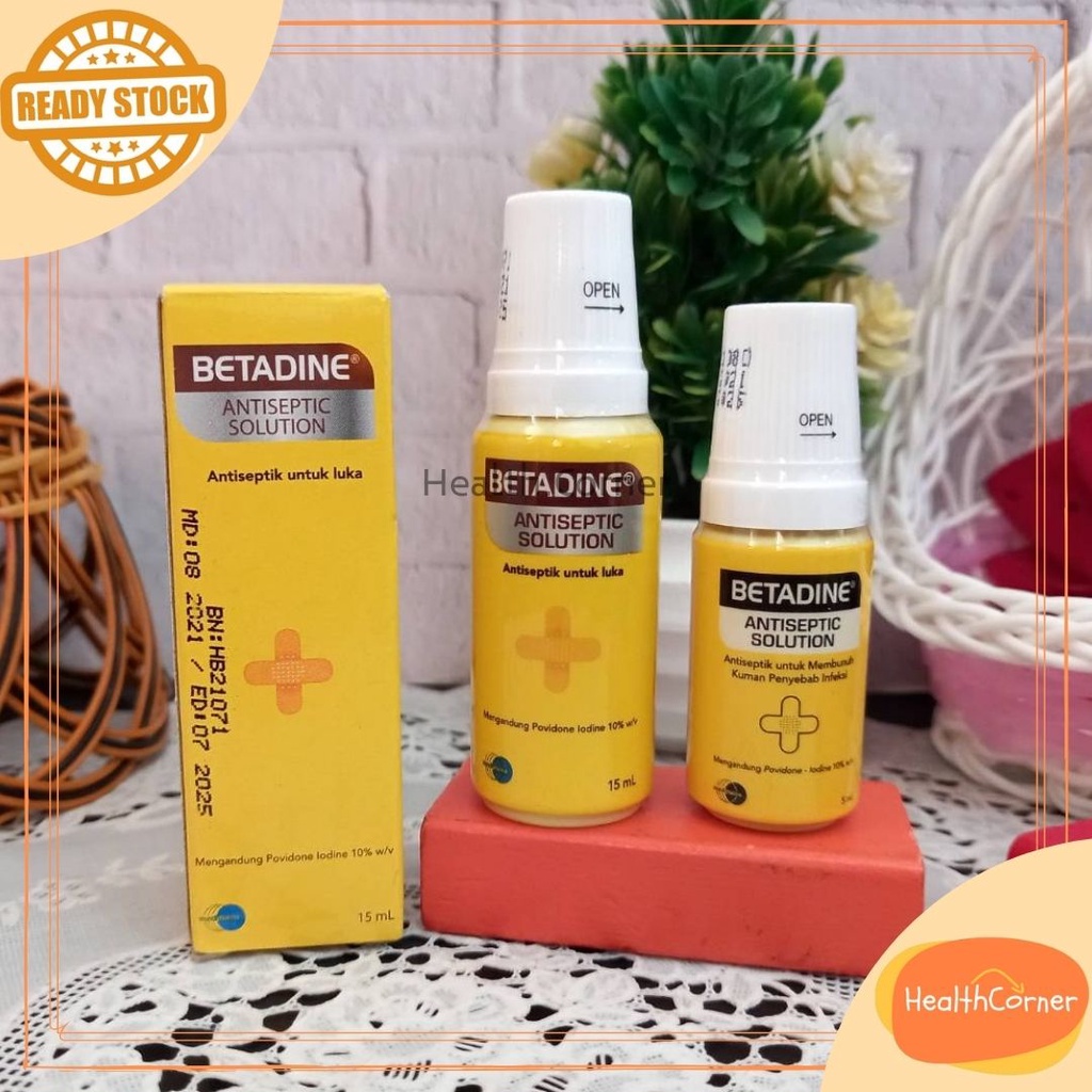 Betadine Antiseptic Solution / Antiseptik Cair / Antiseptik Luka