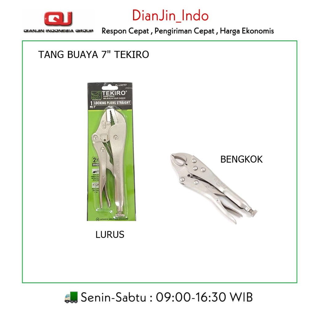 TANG BUAYA 7&quot; TEKIRO ASLI