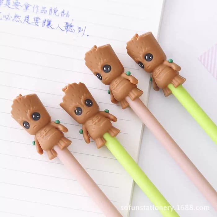 

NEW PRODUK PULPEN GEL LUCU KARET MOTIF BABY GROOT - SATUAN