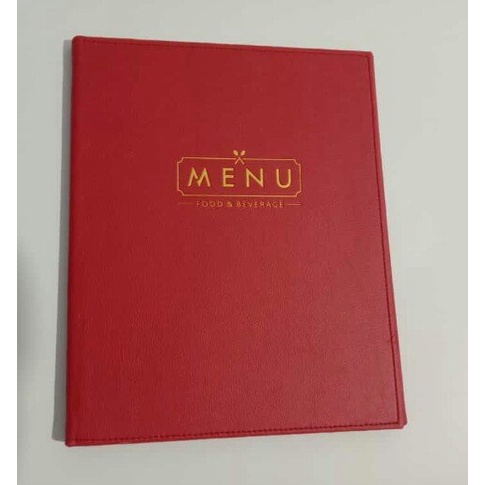 

terbatas Buku Menu berlogo - Buku Menu A4 ready stok Murah