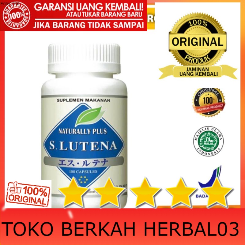 100% ASLI Slutena Original Suplemen Mata