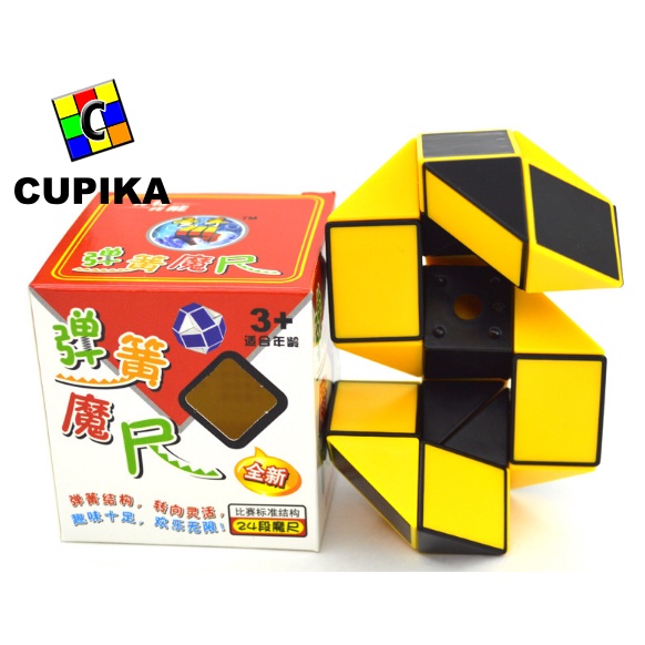 Rubik Diansheng Snake PUZZLE 24 ORIGINAL Montessori warna warni Ori