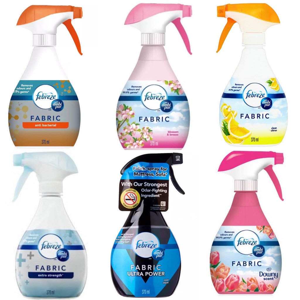 Febreze Fabric Refresher 370ml / 800ml (Anti-Bacterial, Blossom, Downy, Extra Strength, Citrus, Ultr