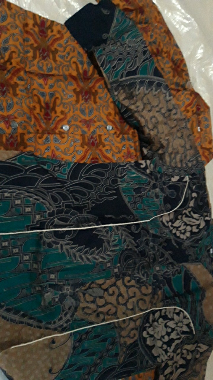 Batik Wanita Asj Sa Hrb026 Kenongo Kemeja Tosca Pendek
