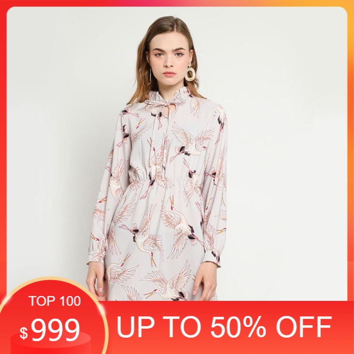 Dress Vintage Korea / Terusan Vintage Crane Dress Korea