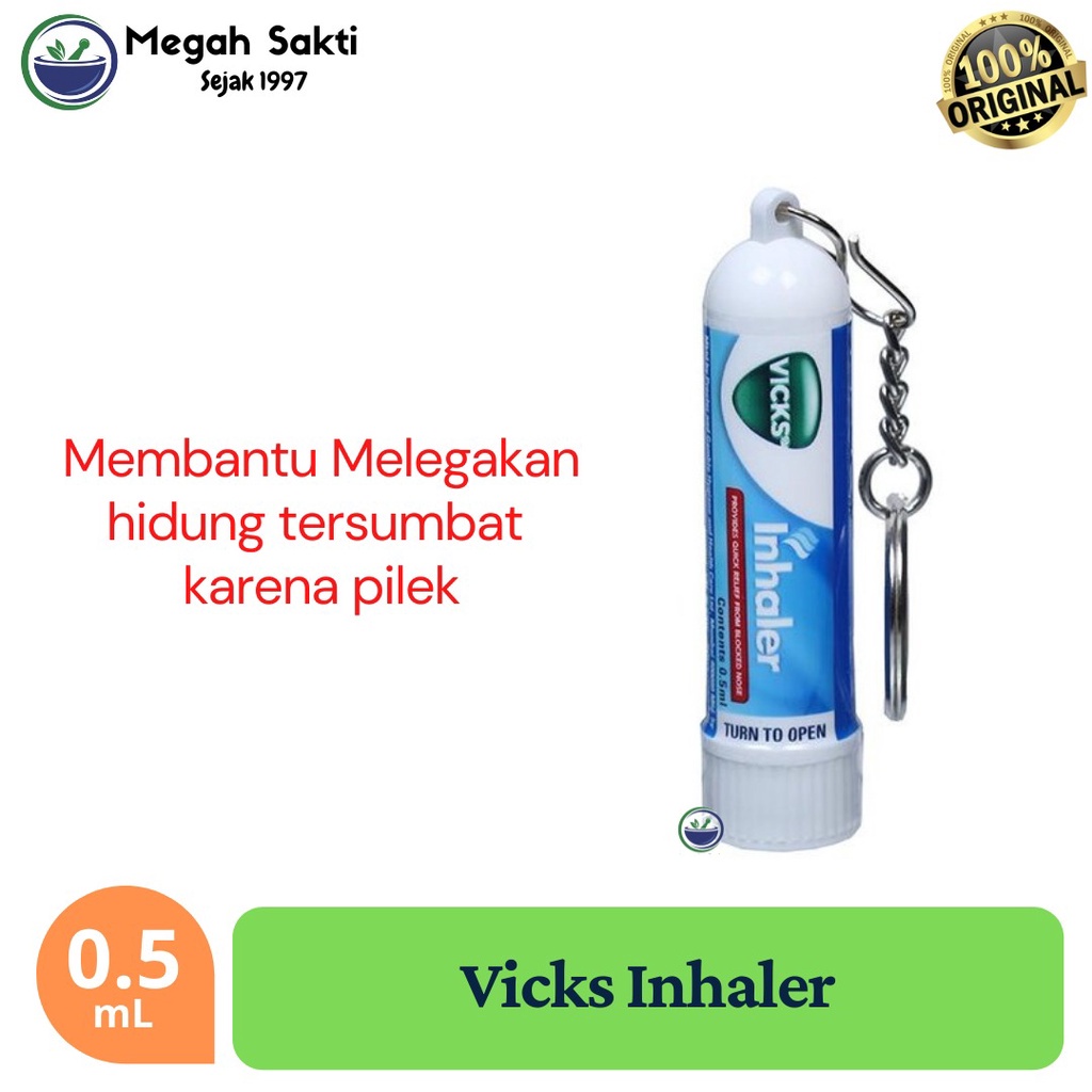 Jual Megah Sakti Vicks Inhaler Gantungan Kunci Melegakan Hidung