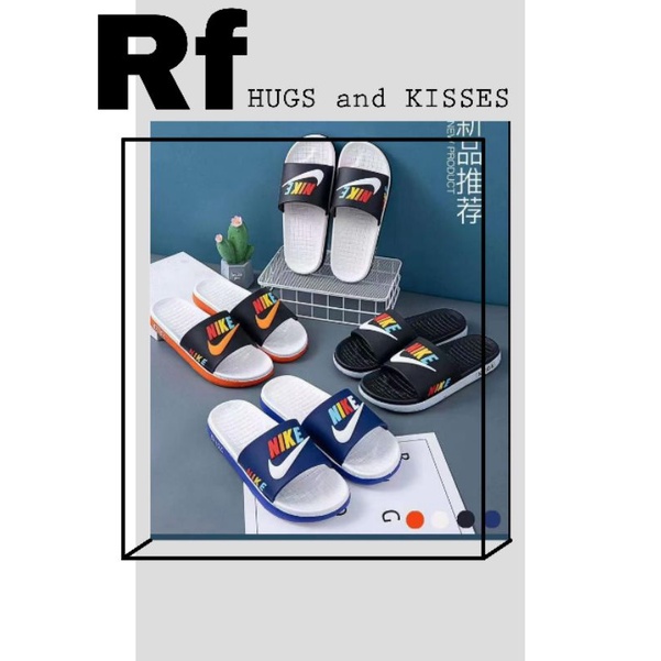 Namanya Sandal Fashion Pria Nike pelangi Import High Quality RF