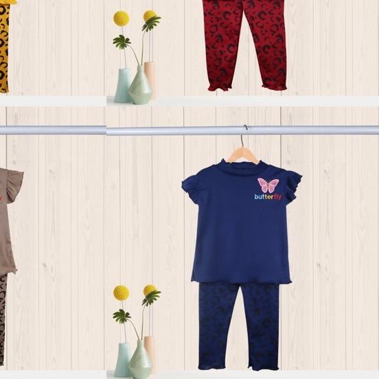 ♣ Owlet - setelan anak perempuan / setelan bordir / baju anak perempuan ☪