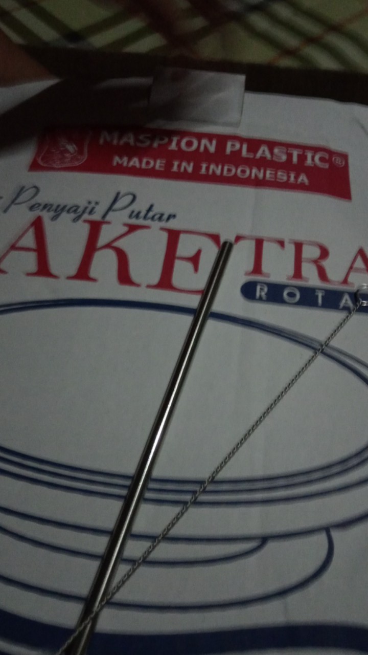 Sedotan Stainless Steel Set 3in1 /sedotan Vienna