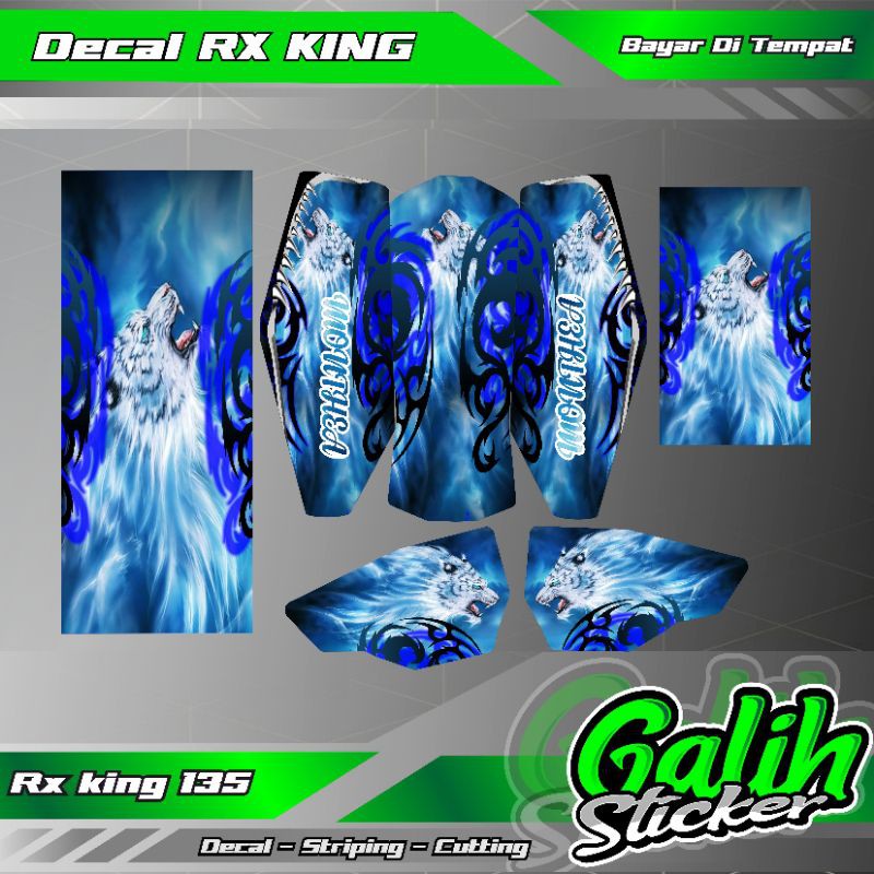 Decal Rx king full body - Decal Variasi Motor Yamaha Rx king