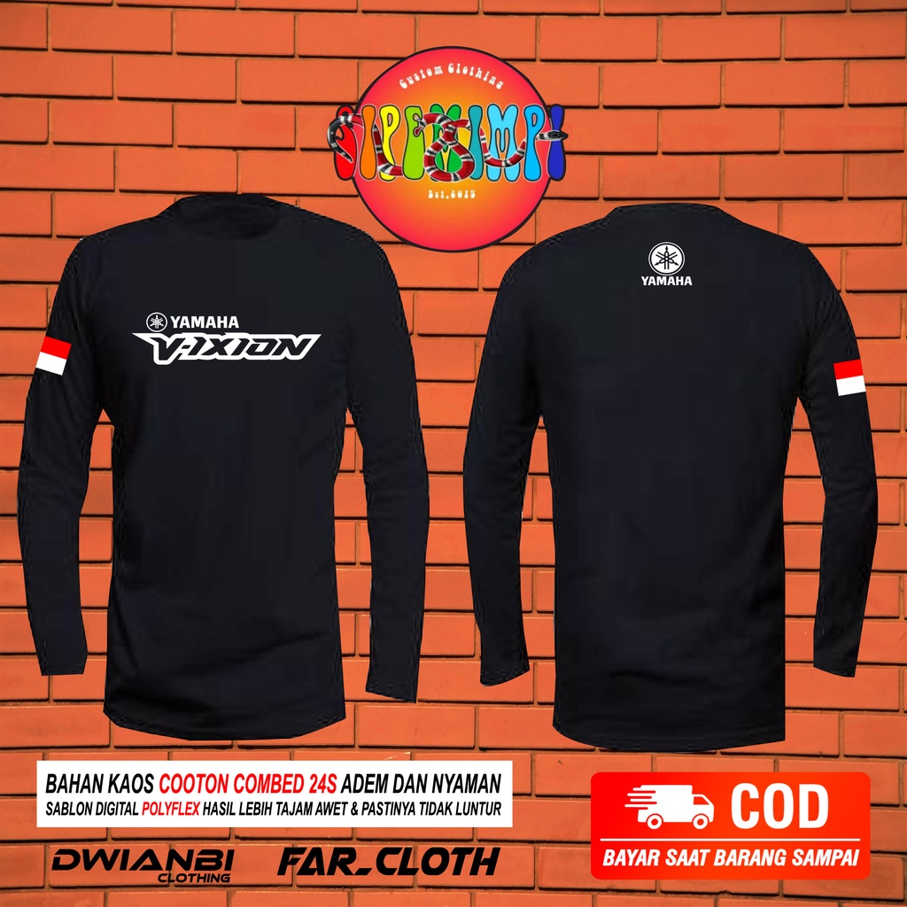 BAJU KAOS VIXION OLD//KAOS MOTOR//DISTRO PREMIUM