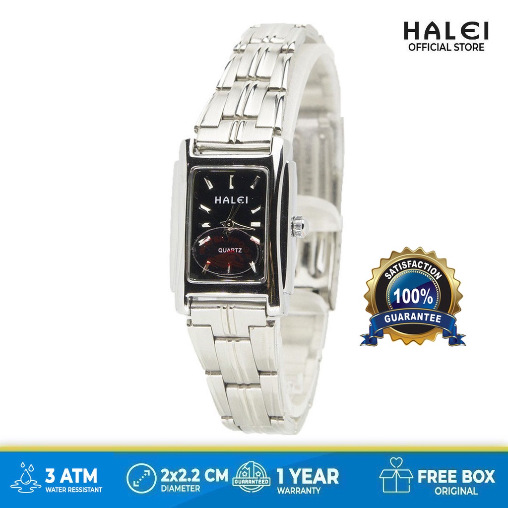 Premium (RRW) Halei watch Official Store Garansi Jam Tangan Wanita Tahan air Original Halei 321