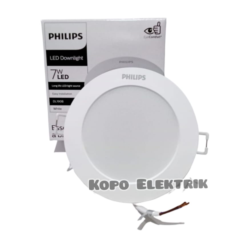 Lampu Led Downlight Philips 7 Watt / 7w - Bulat