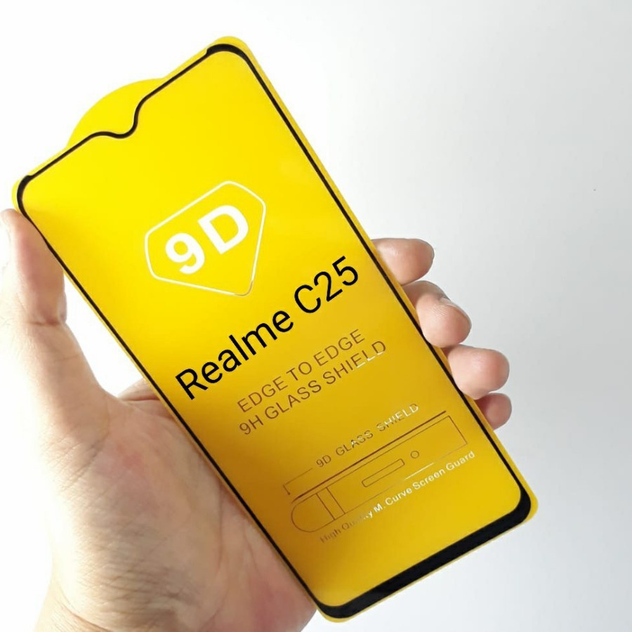 REALME C11 2021 C25 C25S C25Y C21 C21Y C20 TEMPERED GLASS FULL LEM, ANTI GORES KACA FULL COVER TEMPRED FULL COVER PELINDUNG LAYAR