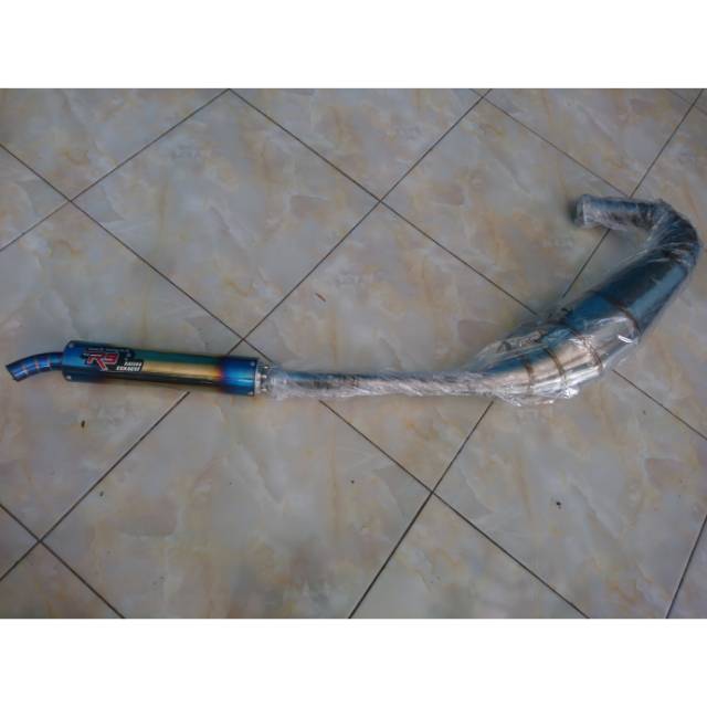 Knalpot racing R9 Pelangi Ninja RR 2tak