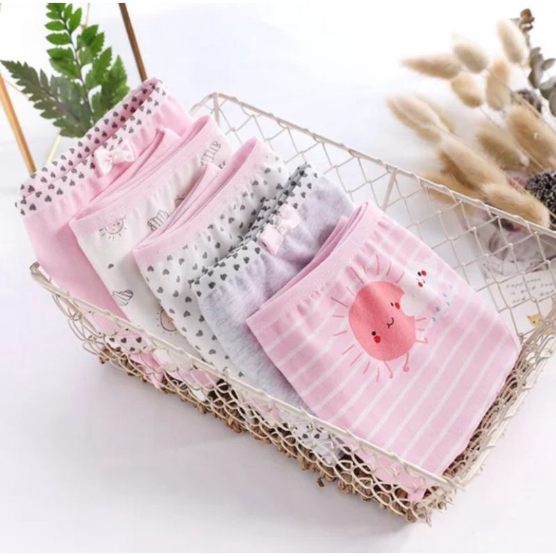 Celana dalam WANITA sexy COTTON 1 kotak isi 5 pcs