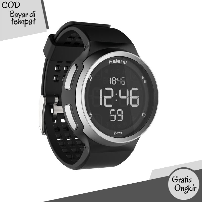 Decathlon Kalenji Watch W900M Swip Black - 8360801 TN2
