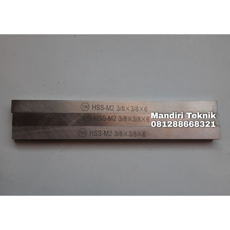 pahat bubut hss m2 3/8 × 3/8 × 6 toki