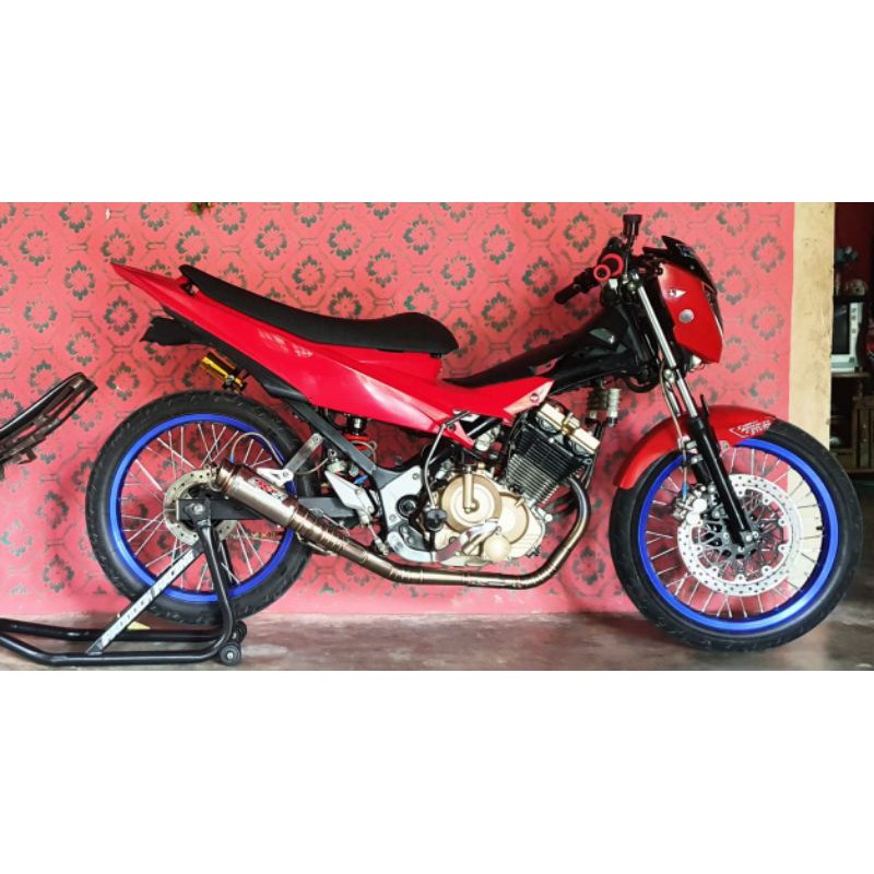 knalpot racing satria Fu karbu