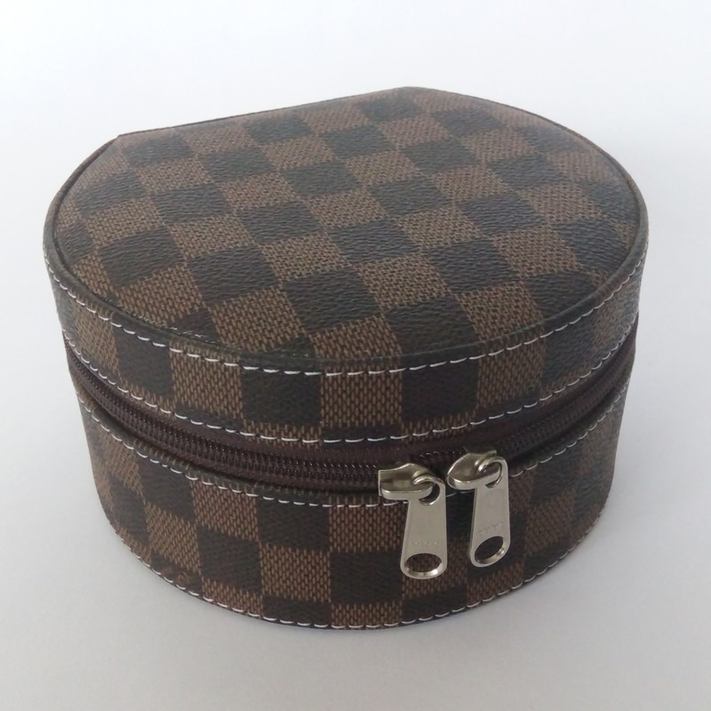 Damier Jewelry Box / Tempat Perhiasan Mini Praktis