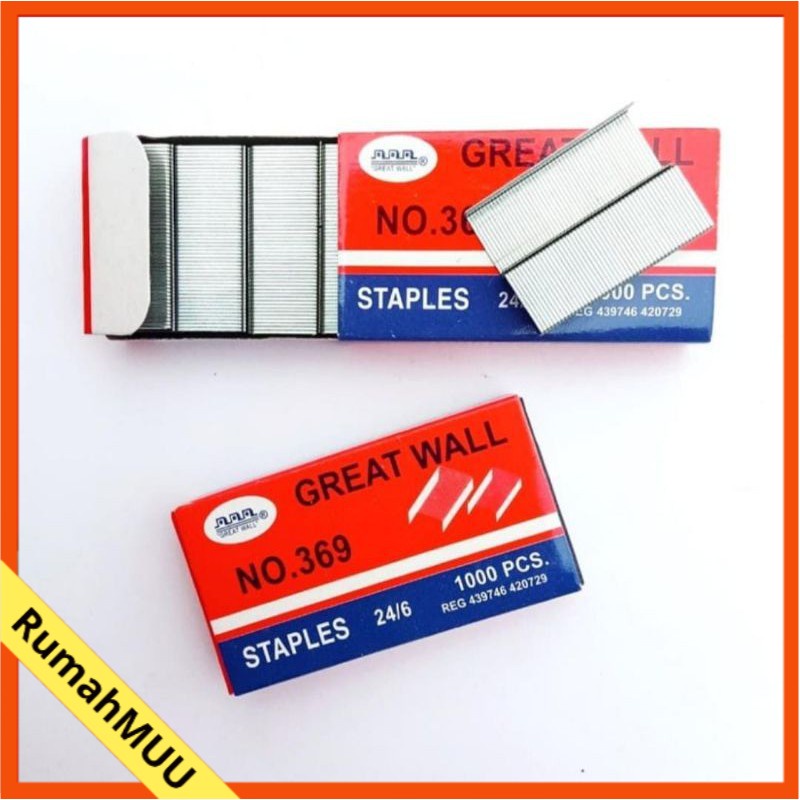 

ISI Staples Great Wall 369 Isi Staples Besar No 50 RumahMUU