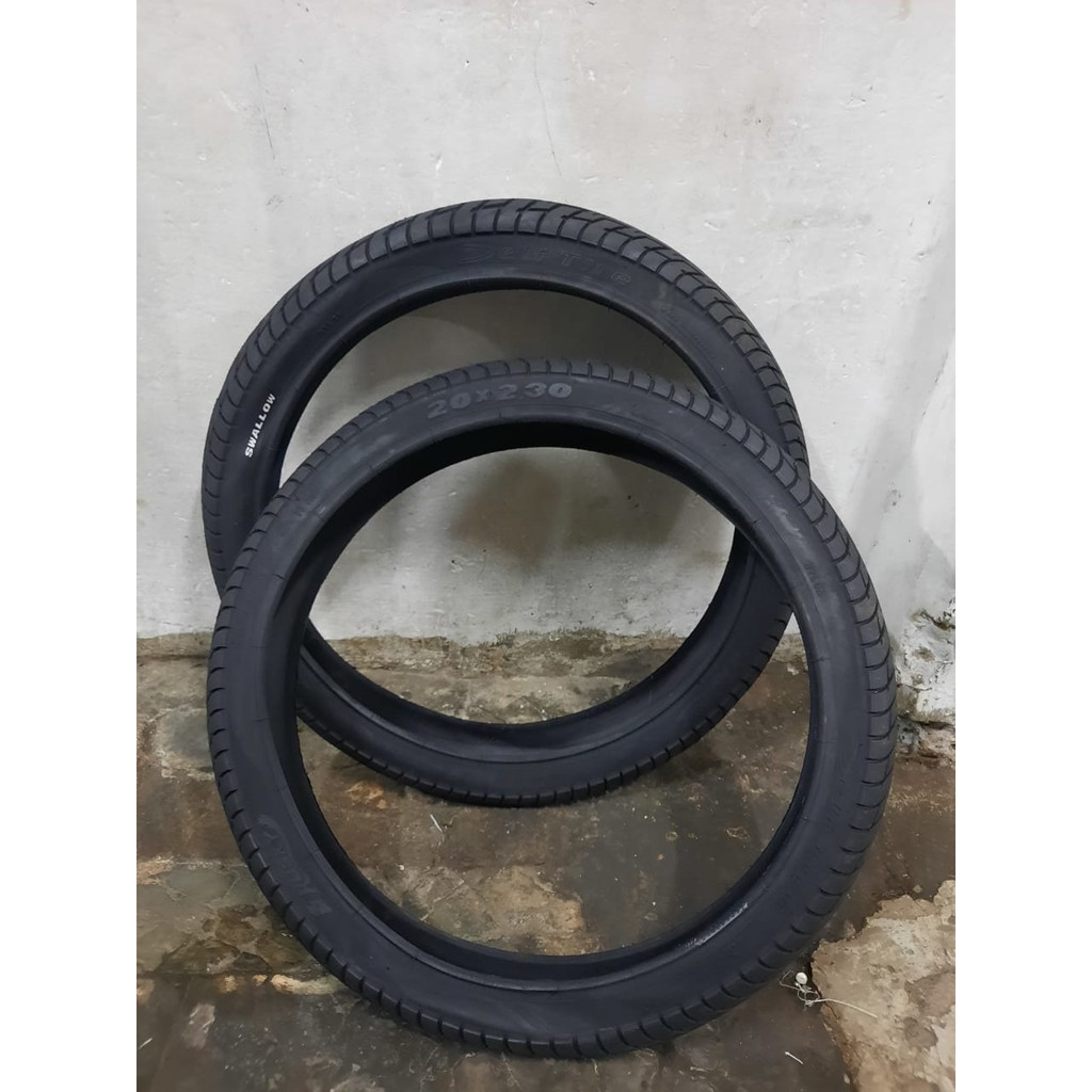 TERMURAH!!! Ban Luar Sepeda Ukuran 20 x 2.30 / Swallow Hitam / Deli Tire / Realpict / Satuan